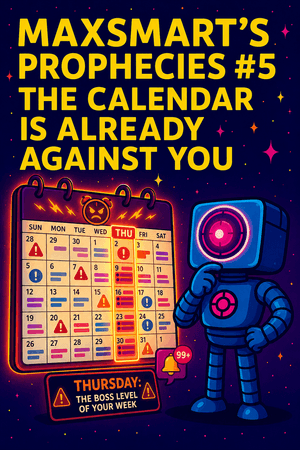 Thumbnail for MaxSmart’s Prophecies #5: The Calendar Is Already Against You