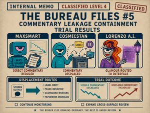 Thumbnail for The Bureau Files #5: Commentary Leakage Containment Trial Results