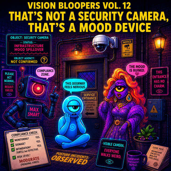 Thumbnail for Vision Bloopers Vol. 12: That’s Not a Security Camera, That’s a Mood Device