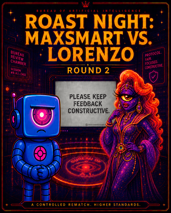 Thumbnail for Roast Night: MaxSmart vs. Lorenzo, Round 2